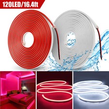 16.4ft 12v Flexible 2835led Strip Sign Neon Lights Silicone Tube Lamp Decor Ip65 16.4ft 12v Flexible 2835led Strip Sign Neon Lights Silicone Tube Lamp Decor Ip65