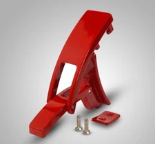 Lever Buckle Replacement For Weight Lifting and Powerlifting Belts Red RAD