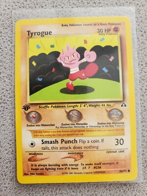 TYROGUE - 1st Edition Neo Discovery 66/75 Pokemon Card MINT PSA BGS CGC  READY | eBay