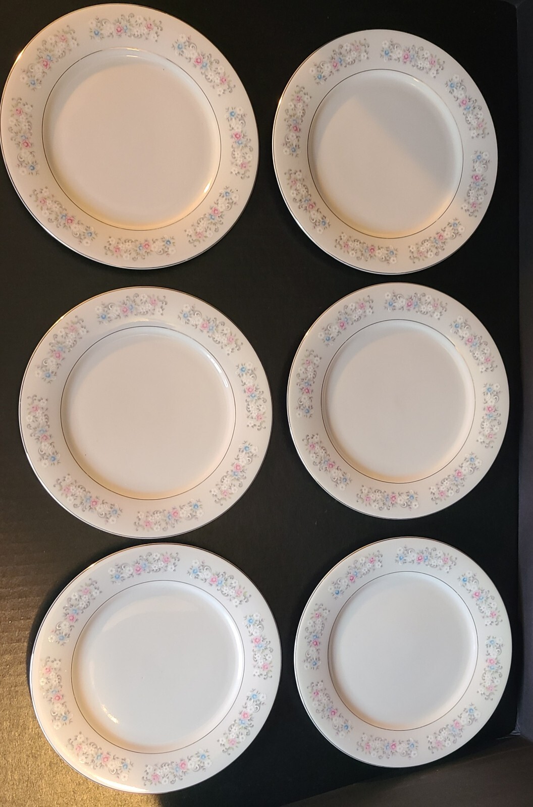 Six (6) Dynasty Fine China RAPTURE Dessert/Salad Plate 8" eBay