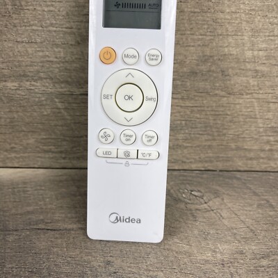Télécommande De Climatiseur Midea RG10R(2S)/BGEFU1 D'occasion - Modèle RG10A(B2S)/BGEF, Couleur Blanche