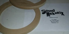 MDF Speaker / Spacer Rings, 6 1/2" SMALL Size 1/2" Thick One Pair Made In USA