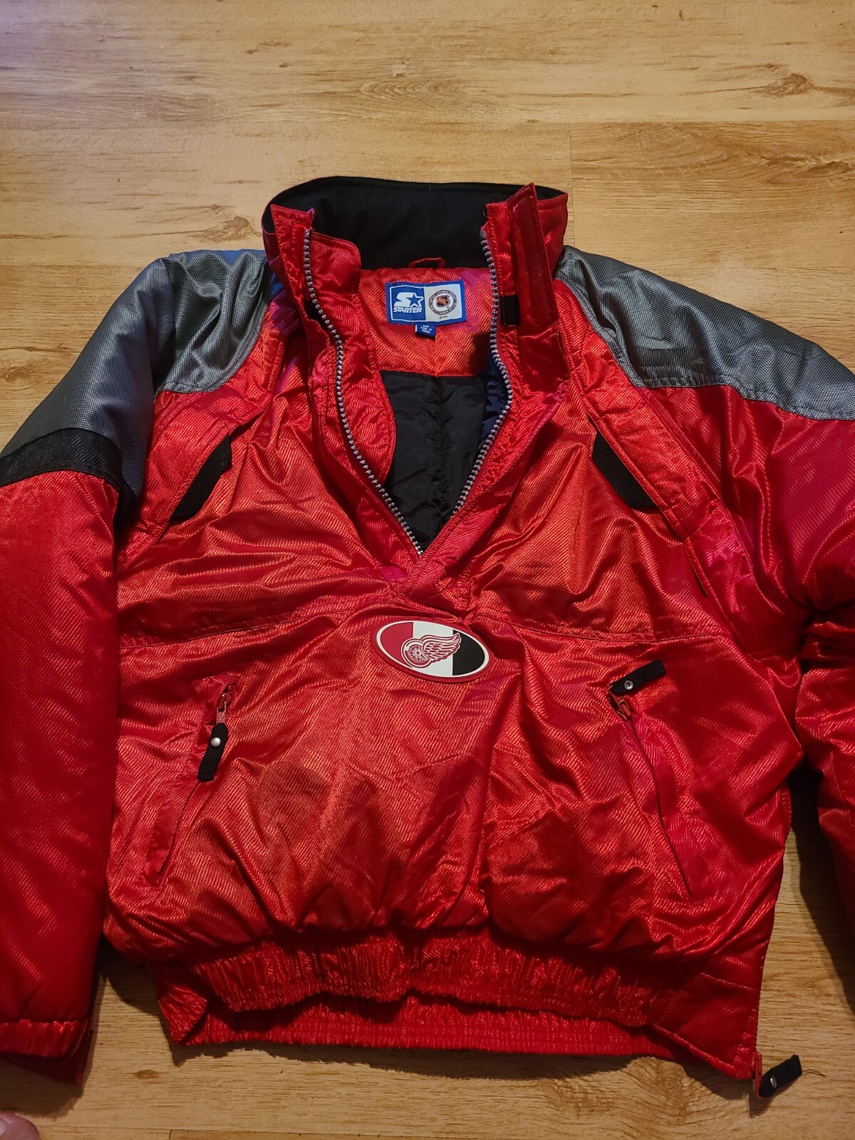 detroit red wings starter jacket | eBay