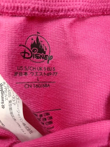 Walt Disney World SMALL Pink Mickey Head Shorts Drawstring Cotton Blend - Picture 4 of 4