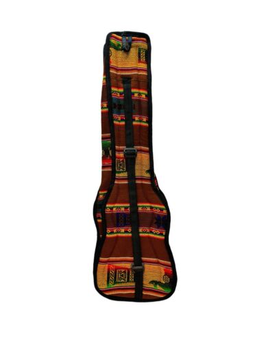 Bolivian Charango Case Aguayo Wool standard 2 Charango String 2 Strap +Strap Kit - Foto 2 di 22
