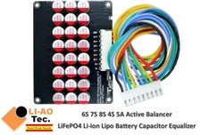 8S 5A Li-ion Lifepo4 LTO Lithium Battery Active Balancer Capacitor 6S 7S 8S