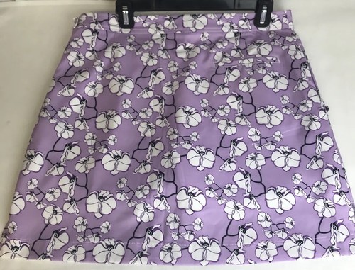 CRACKED WHEAT Golf Pickleball Tennis Skort Damen Größe 8 lila Druck Stretch - Bild 5 von 14