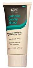 Dove Men Care Whole Body Deodorant Cream Aloe  Bamboo, Aluminum-Free, 2.5 Oz.53