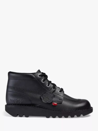 BNWT Kickers Kick Hi Leather Boots - Black. Men/Boy Black UK7/EU41 RRP£85 - Afbeelding 1 van 7