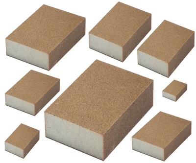 Schleifschwamm Schleifpad 100x70x28mm Schleifklotz Schleifen Schleifpapier