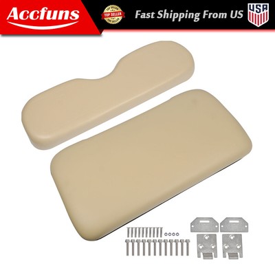 Golf Cart Tan Front Seat Cushion With Hardware For EZGO Medalist TXT 1994-2013
