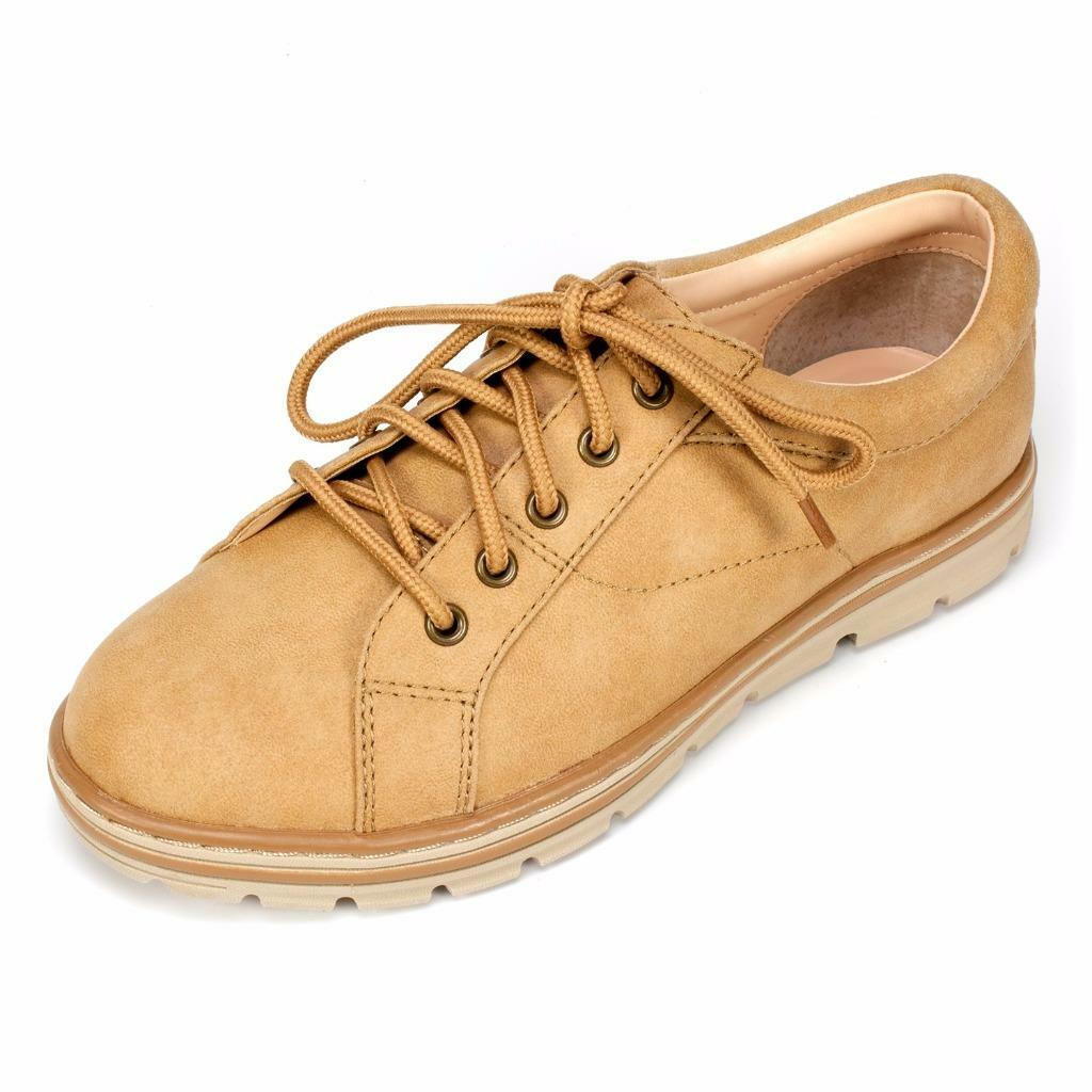 ? Women’s Cliffs Kendra Sneaker Chamois Tan Lace Up Y2K Barbie Boho Retro [3B] Beige Heart Wedge Espadrilles Women | Suede | Manebí main image 2