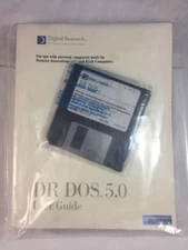 NEW DOS 5.0 Vintage Collectible Digital Research 3.5" Disk DR DOS 5 Rare 1991-92