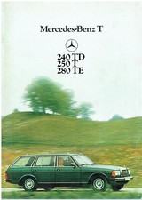 MERCEDES-BENZ W123 240TD 250T 280TE ESTATE ORIG. 1979 FACTORY UK SALES BROCHURE