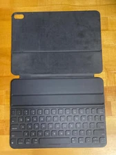 USED Apple A2038 Black Wireless Keyboard Smart Folio Case for iPad Pro 11"