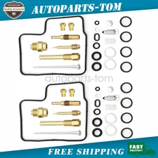 2 Set Fit Honda Shadow Spirit 1100 1997-2007 Carburetor Carb Rebuild Repair Kit