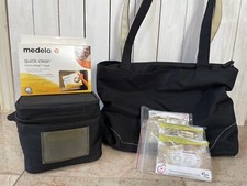 Medela Shoulder Tote Bag for Breast Pump Cooler with Ice Pack