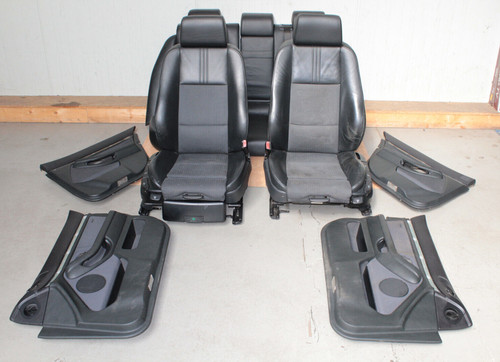 Sportsitze Ledersitze Sitzgarnitur Schwarz Lederausstattung BMW E39 5er Touring