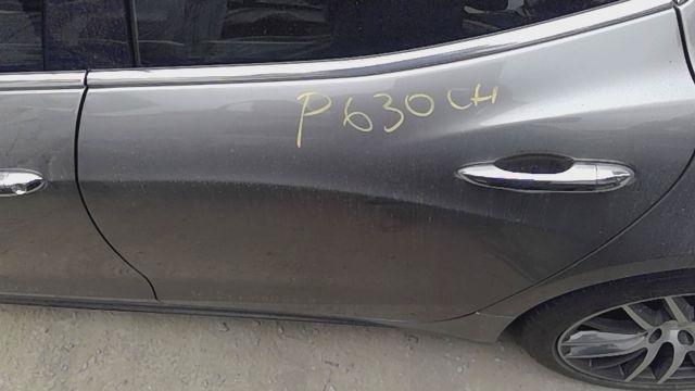 14 MASERATI GHIBLI Rear Door Left Driver Gray GRI