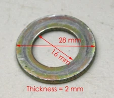 WASHER 28 X16 X2 MM FOR TAO TAO GO KART REVERSE CABLE