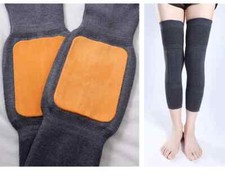 2PCS Winter Warm Cashmere Leg Warmers Knee Pads Brace Support Guard Protector US