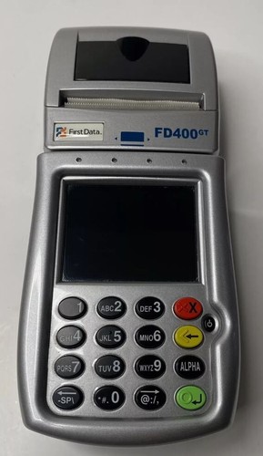 First Data FD400GT Credit Card Terminal Thermal Debit Card Machine ...