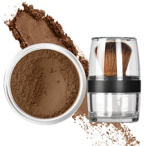KABUKI JAR BRUSH & FOUNDATION Kit Mineral Makeup Full Size Set Bare Face Matte - 第 133/144 張圖片