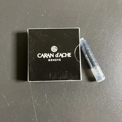 Caran d'Ache 5er Pack Internationale Tintenpatronen schwarz Neu OVP