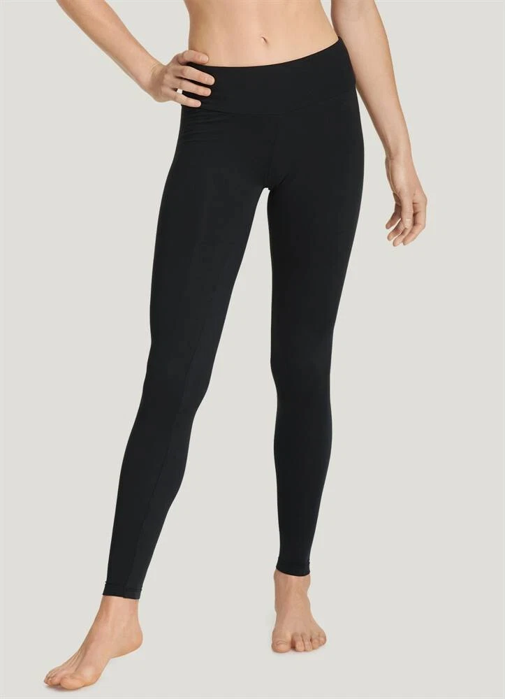 Jockey® Women's Blended Size Basic Stretch Knit Legging Black Size