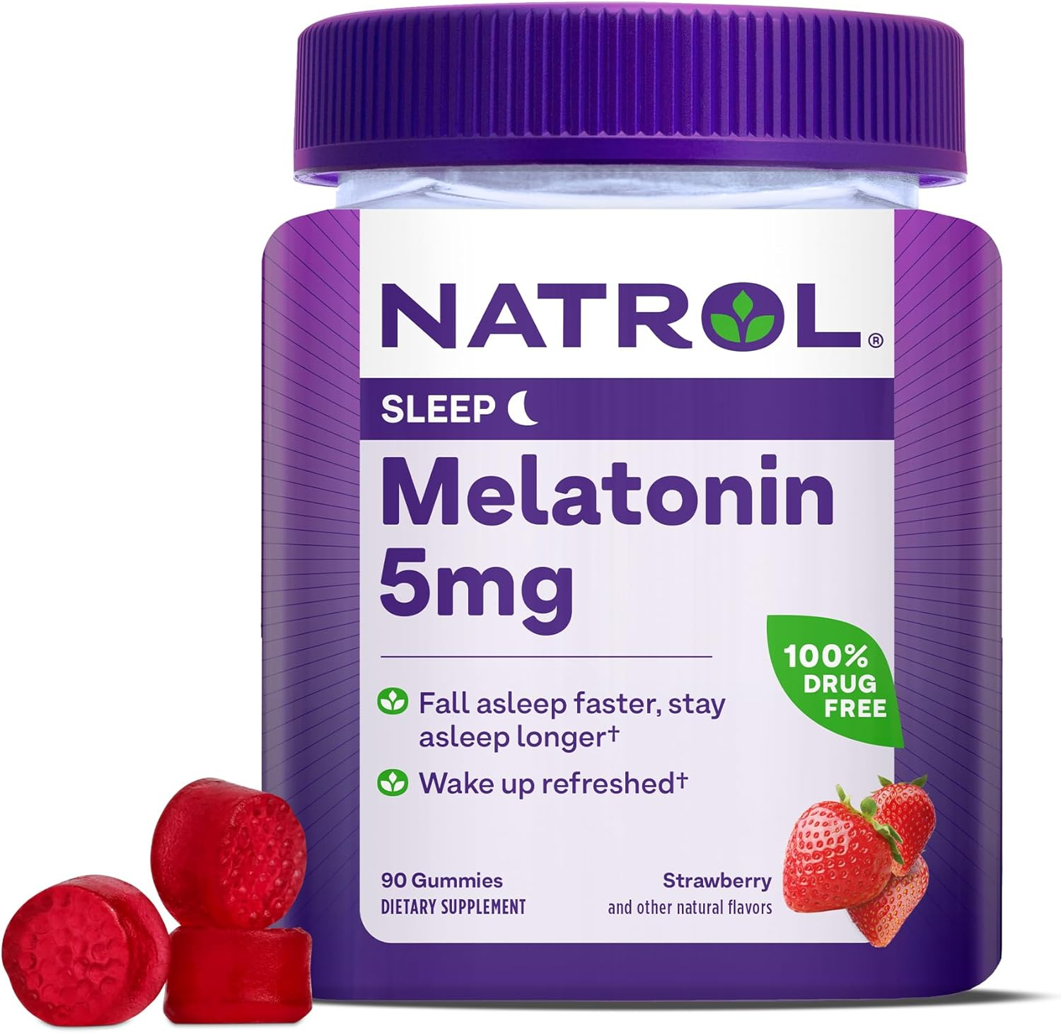 Melatonin Gummies, Sleep Support for Adults, 5 Mg Melatonin Supplement for Sleep