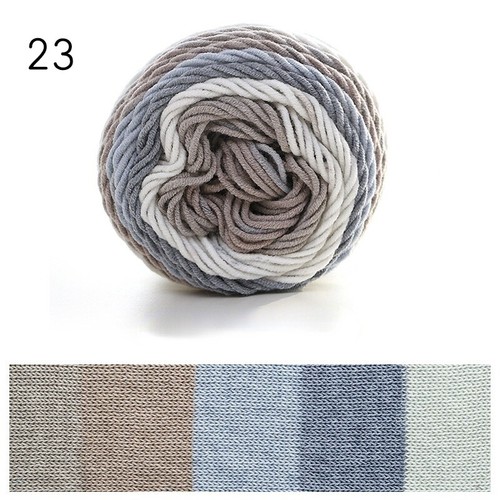 100g / Knäuel Regenbogen Milch Baumwolle Garn Gefärbt 5 Fäden Gehäkelt Gestrickt - Bild 13 von 21
