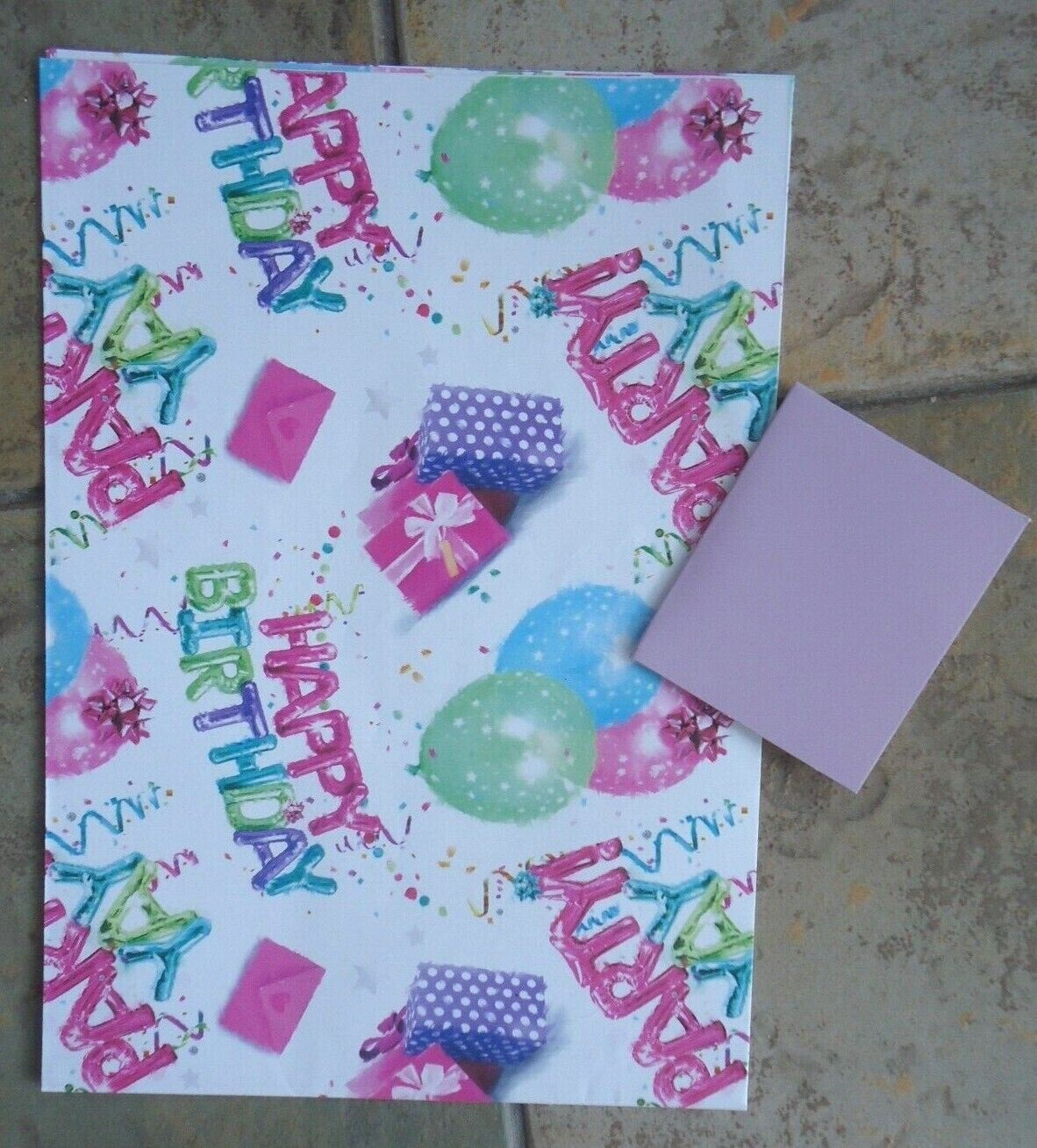 WRAPPING PAPER & TAG - WOMEN'S BIRTHDAY GIFT WRAP - TOP QUALITY -  FAST DISPATCH