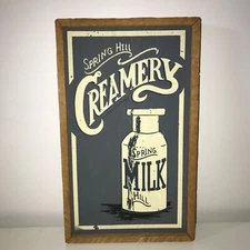 Spring Hill Creamery Sign