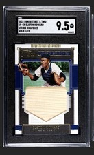 2022 Panini Three and Two Jumbo Swatches Gold #/15 Elston Howard GU Bat Relic
