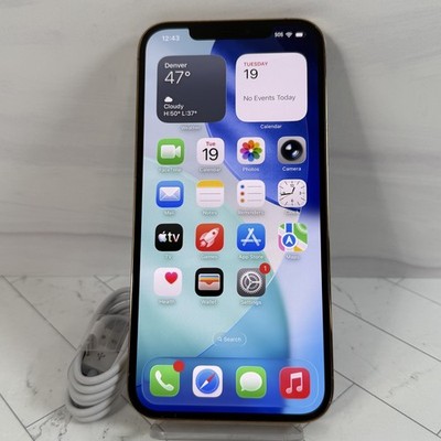 Apple iPhone 12 Pro Max 128GB Gold Unlocked Verizon AT&T T-Mobile #H1