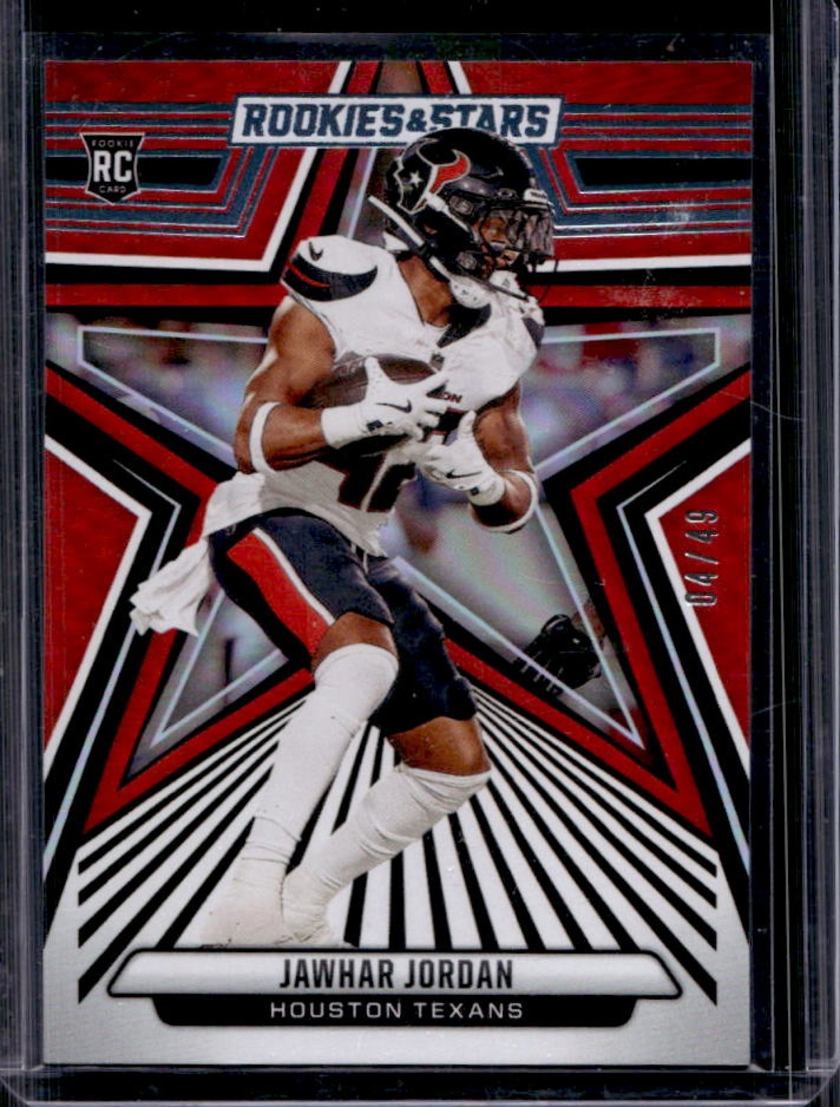 Jawhar Jordan Panini Rookies & Stars #147 Red and Blue