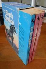 Walter Farley THE BLACK STALLION 4 Book Box Set 1987  No poster - TPB/SC GC