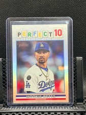 Mookie Betts   2025 Topps Heritage Perfect 10 - Holographic  - #8 Dodgers