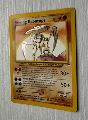 Shining Kabutops 108/105 Neo Destiny Secret Rare Holo Pokémon Card