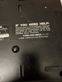 Sega Genesis Model 1 Console Only NON TMSS High Definition Graphics TESTED #10