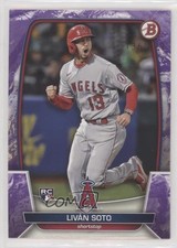 2023 Bowman Purple Pattern 136/199 Livan Soto Liván Soto #46 gd1