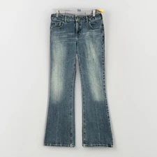 VTG Y2K Silver Jeans Co Bootcut Blue Denim Jeans Womens SZ 31x32 Made In Canda