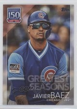 2019 Update 150 Years of Professional Baseball Greatest Seasons Javier Baez c7y
