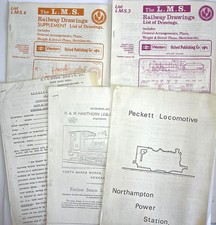 LMS Railway Drawings Price List, Locomotive Specs etc (T1)