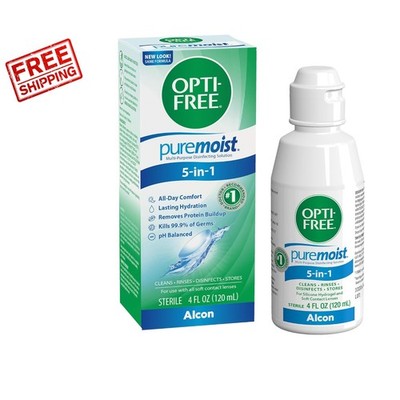 Doctor Recommended Puremoist Contact Lens Cleaner with HydraGlyde Moisture