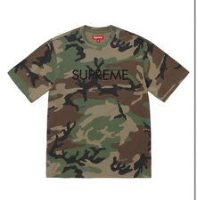 SUPREME NY/  Capital S/S Top Woodland Camo SMALL BRAND NEW SS25