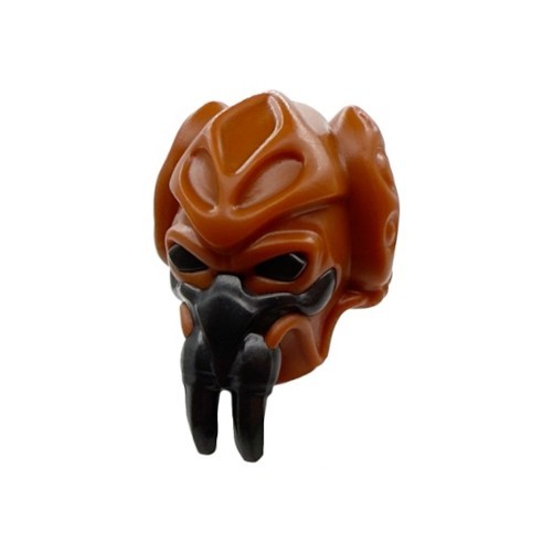 LEGO - Minifig, Head, Modified Kel Dor with Molded Pearl Dark Gray