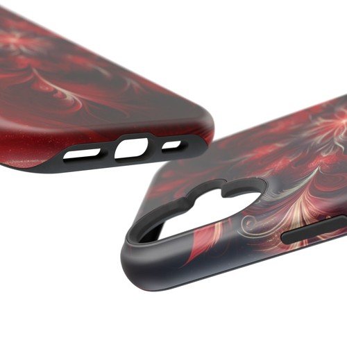 Floral Magnetic Tough Case, Stylish Phone Cover, Unique Gift, Protective Case - 第 17/129 張圖片