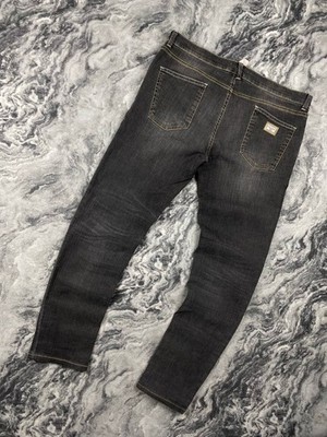Vintage Dolce & Gabbana Denim Jeans Metal Logo Men Size 54 Gray | eBay