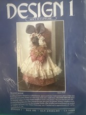 Design 1 Soft Sculpture Granny Mouse Complete Kit Sewing Craft F297 New Unopen